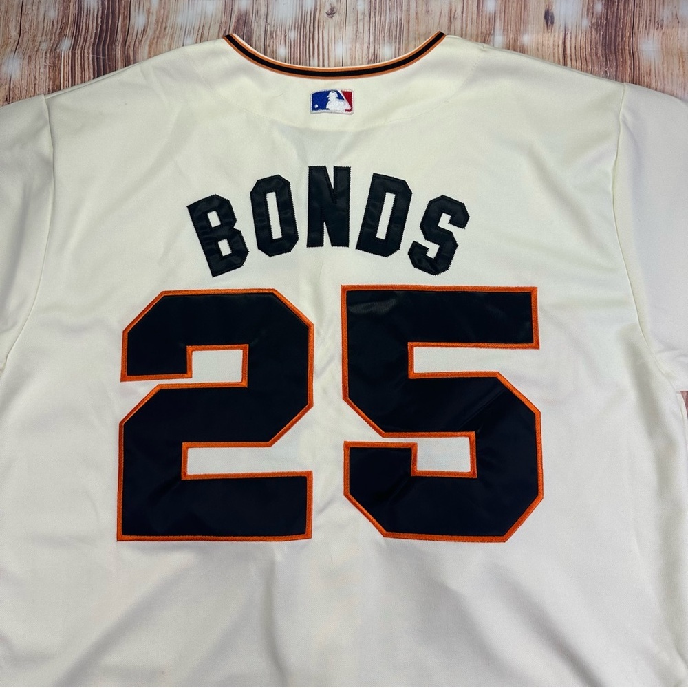 NWT SAN FRANCISCO GIANTS BARRY BONDS MAJESTIC JERSEY SIZE 50 - Picture 13 of 16